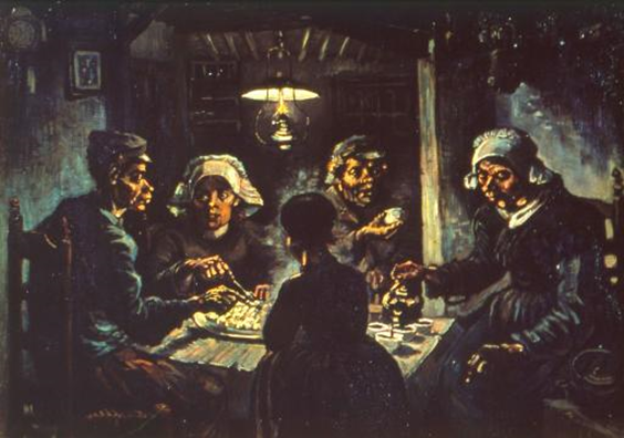 The Potato Eaters, by Vincent van Gogh.