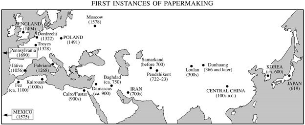 First Instances of Paper Making