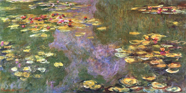 A painting, by Monet.