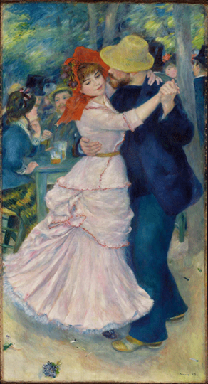 Dance at
                Bougival, by Renoir.