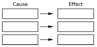 cause and effect boxes