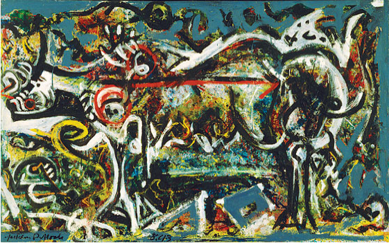 She-Wolf, a painting by Jackson Pollock